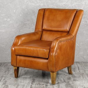 Кожанное кресло