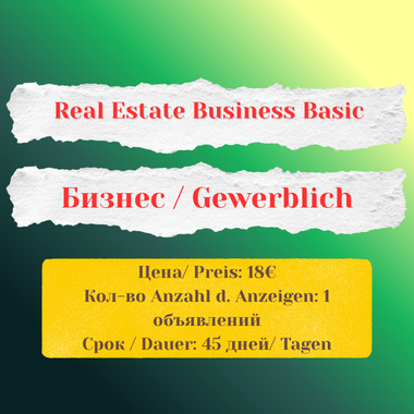 Real Estate Business Basic