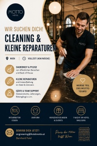 Cleaning & мелкие ремонтные работы в отеле Motto