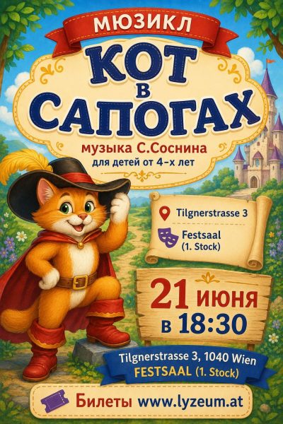 МЮЗИКЛ "КОТ В САПОГАХ"