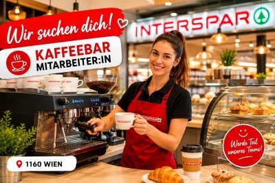Cотрудник в кофейную зону INTERSPAR (Kaffeebar Mitarbeiter:in)