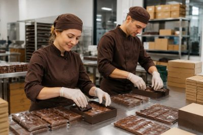 Упаковщик / упаковщица (Verpackungshilfe) в цех шоколада