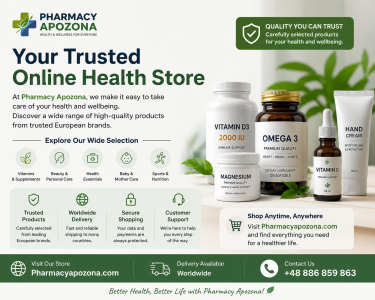 Pharmacy Apozona – Ihr vertrauenswürdiger Online-Shop für Gesundheit & Wellness